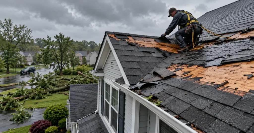 Storm Damage Roof Repair